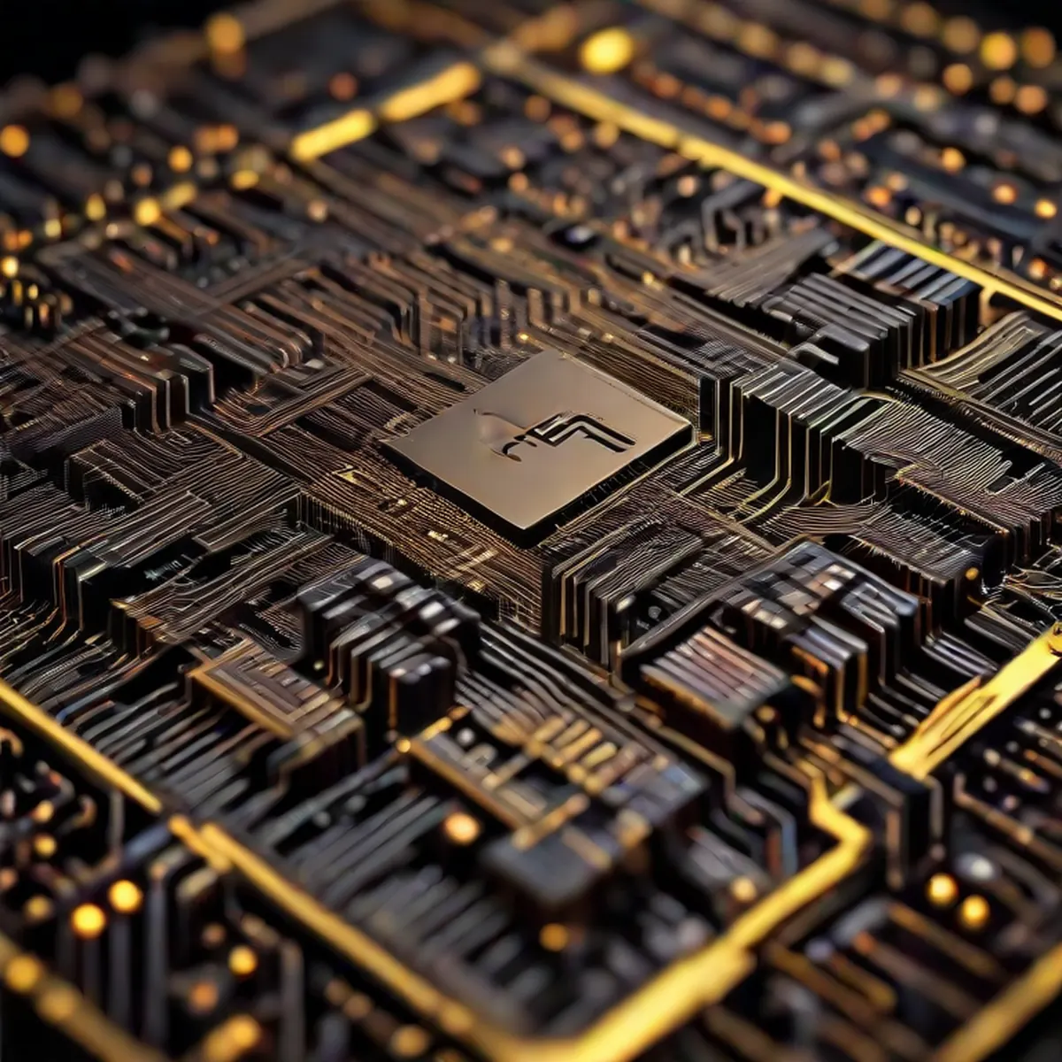 Dettaglio microscopico delle connessioni TSV nei chip