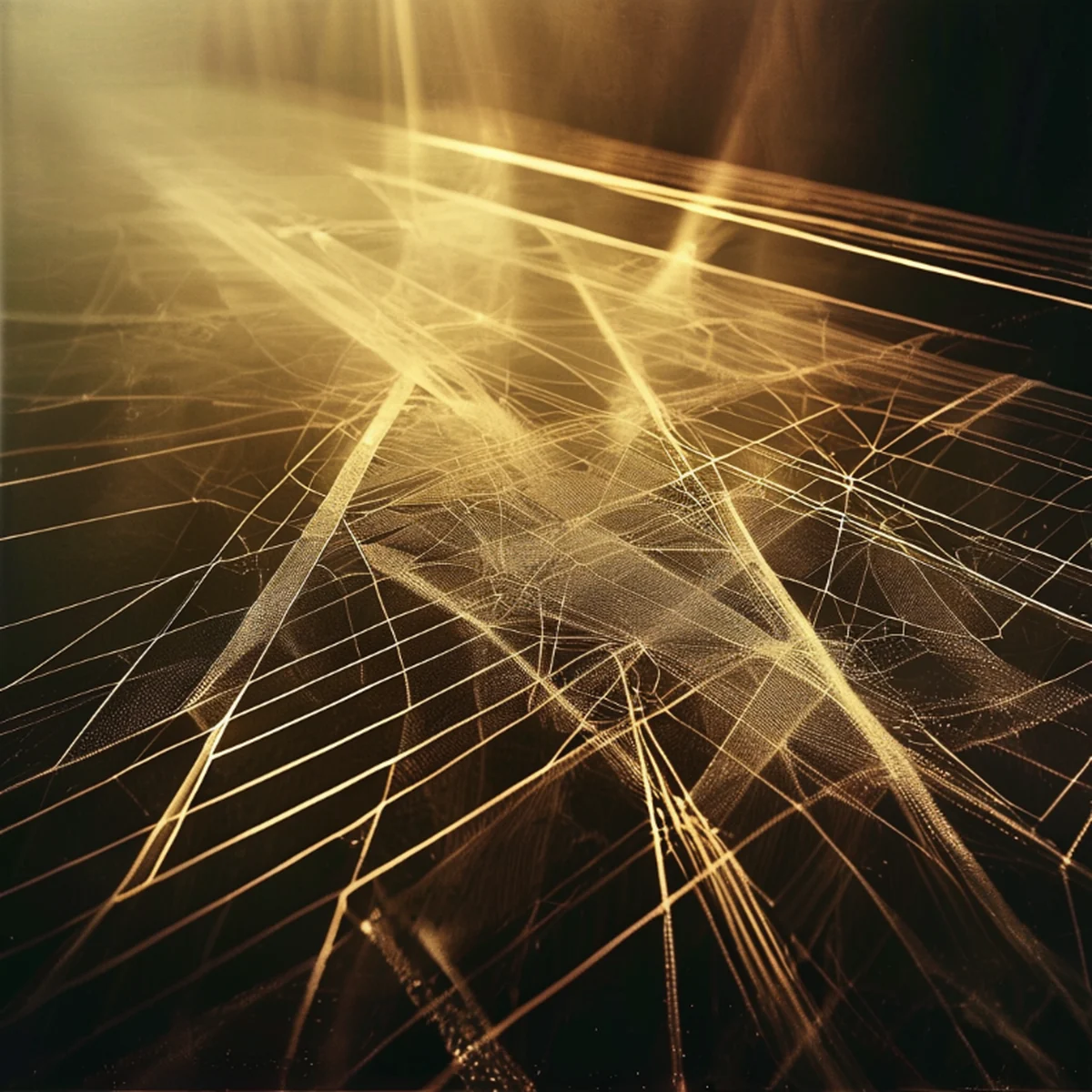 Abstraction de la lithographie EUV sur une surface de silicium.