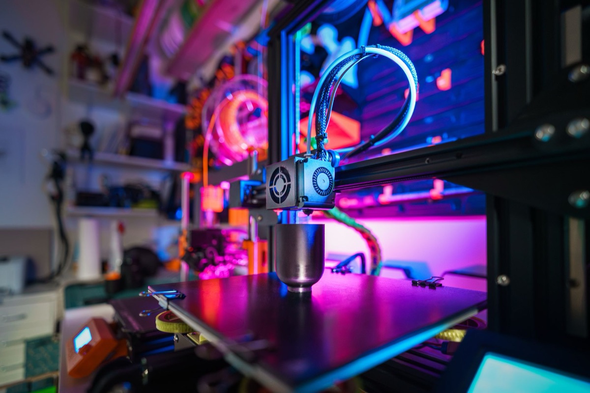 3D printer producing semicon parts