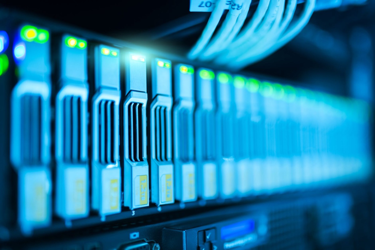 AI servers in semicon data center