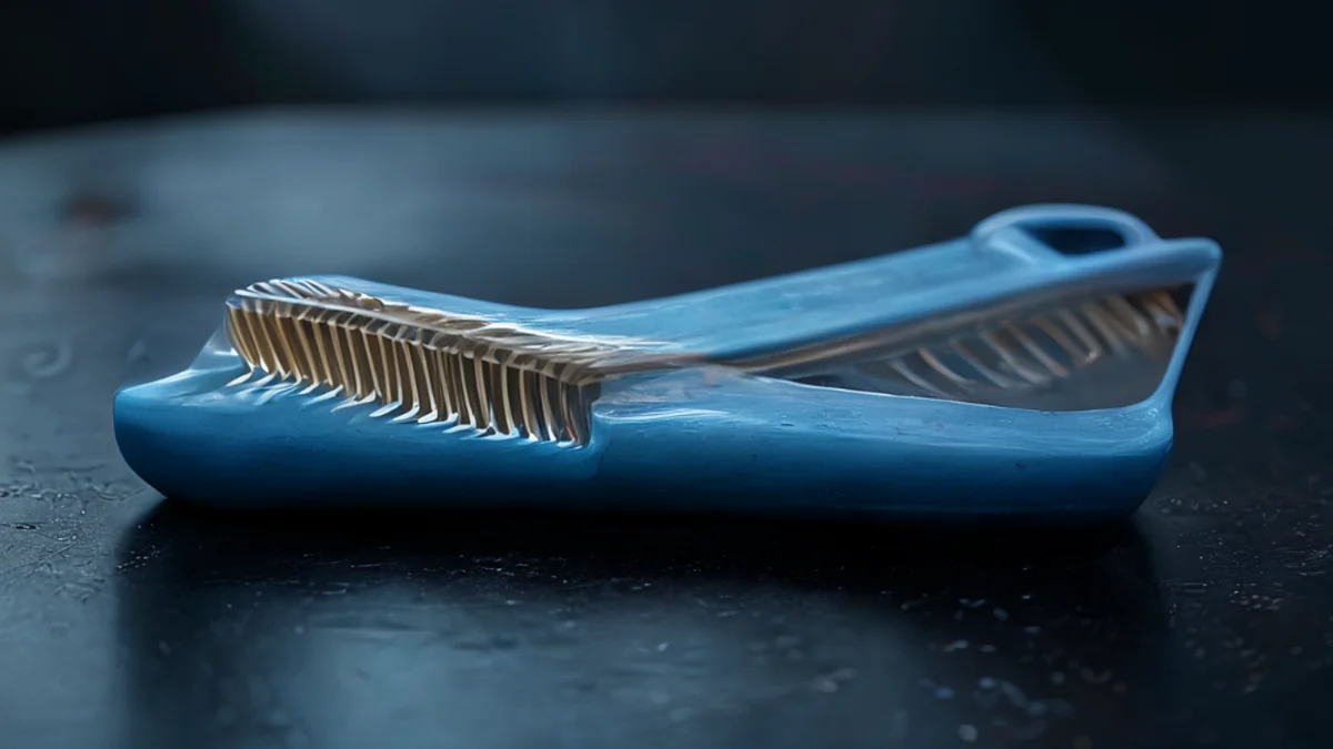 Una máquina que corta las noodles de ramen en delgadas bandas.