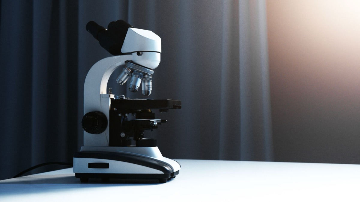 Microscope revealing silicon surface imperfections